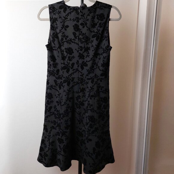 Le Gali Black Dress Size Small LBD "Mirella" Velvet Jacquard - Picture 3 of 7